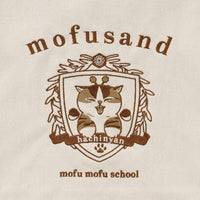 Bolso tote Mofusand con gato abeja, beige arena