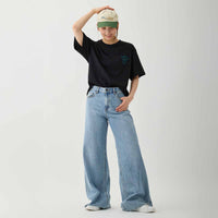 Polera negra mofusand estilo chino con ramen