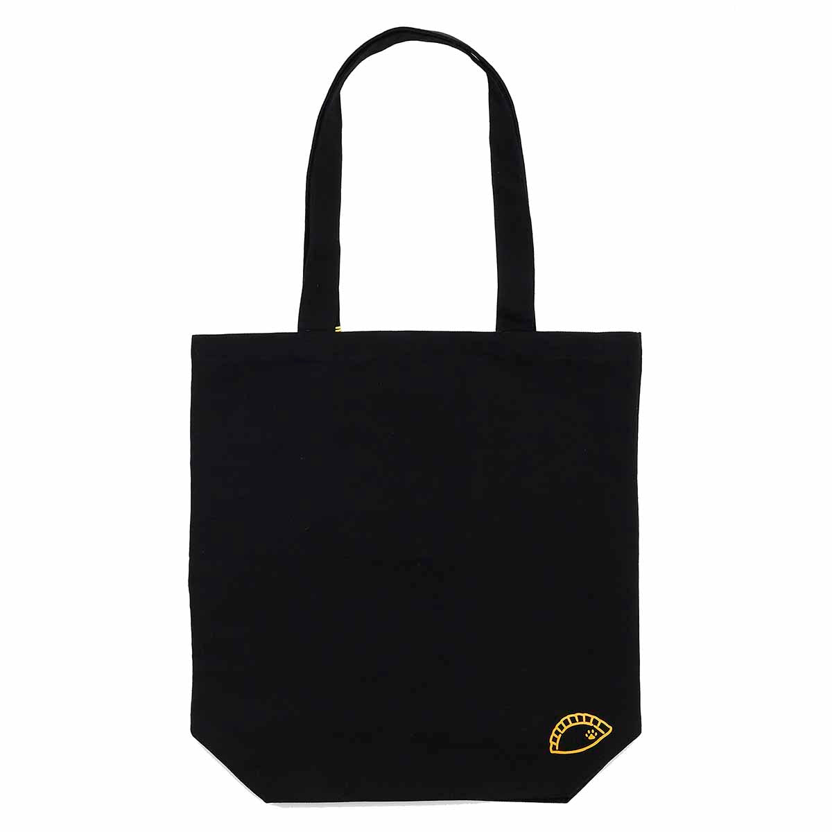 Bolso tote Mofusand con gyozas estilo chino - negro