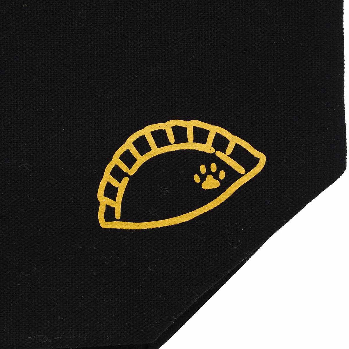 Bolso tote Mofusand con gyozas estilo chino - negro