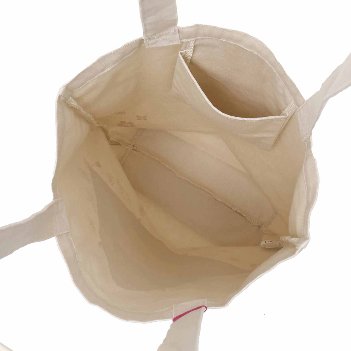 Bolso tote Mofusand estilo chino, color natural