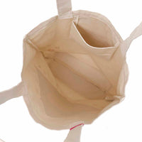 Bolso tote Mofusand estilo chino, color natural