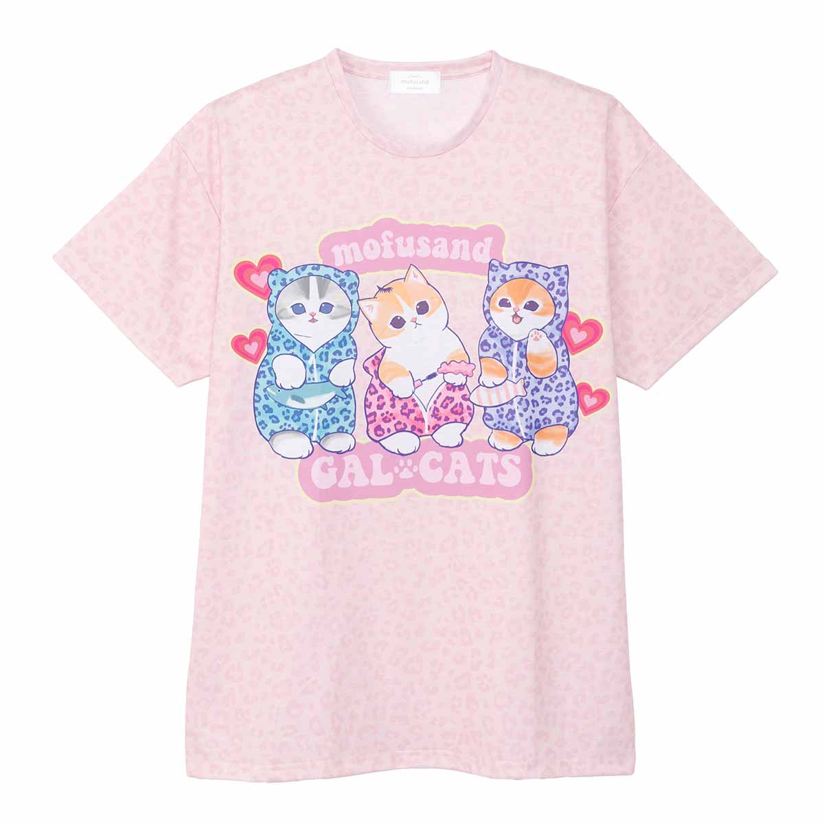 Polera mofusand GAL CAT rosada