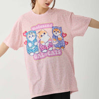 Polera mofusand GAL CAT rosada