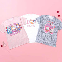 Polera mofusand GAL CAT rosada