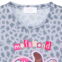 Polera gris Mofusand con gatito estilo gyaru