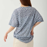 Polera gris Mofusand con gatito estilo gyaru