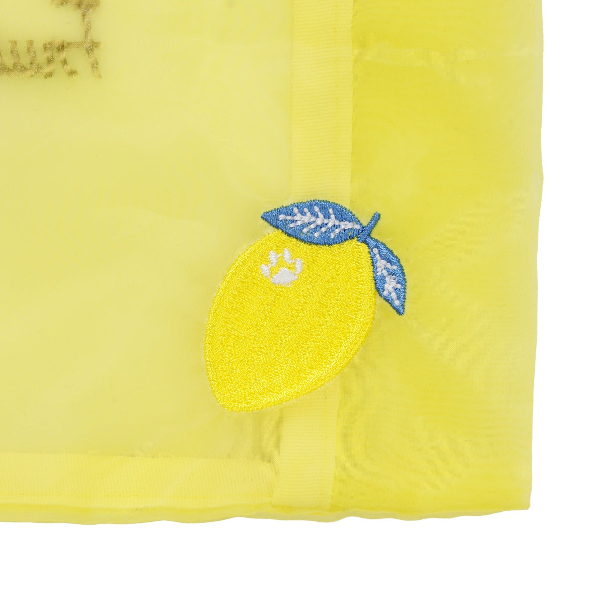 Bolso de organza Mofusand amarillo limón