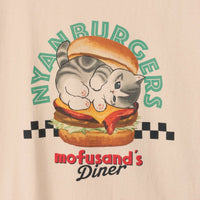 Polera Mofusand NYANBURGERS estilo diner café