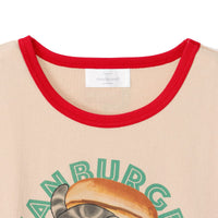Polera Mofusand NYANBURGERS estilo diner café