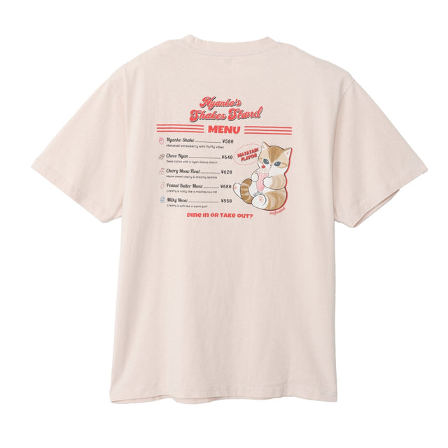 Polera Mofusand Diner Menu color marfil