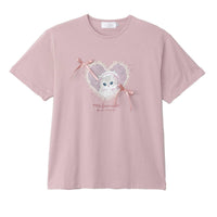 Mofusand: polera balletcore rosada