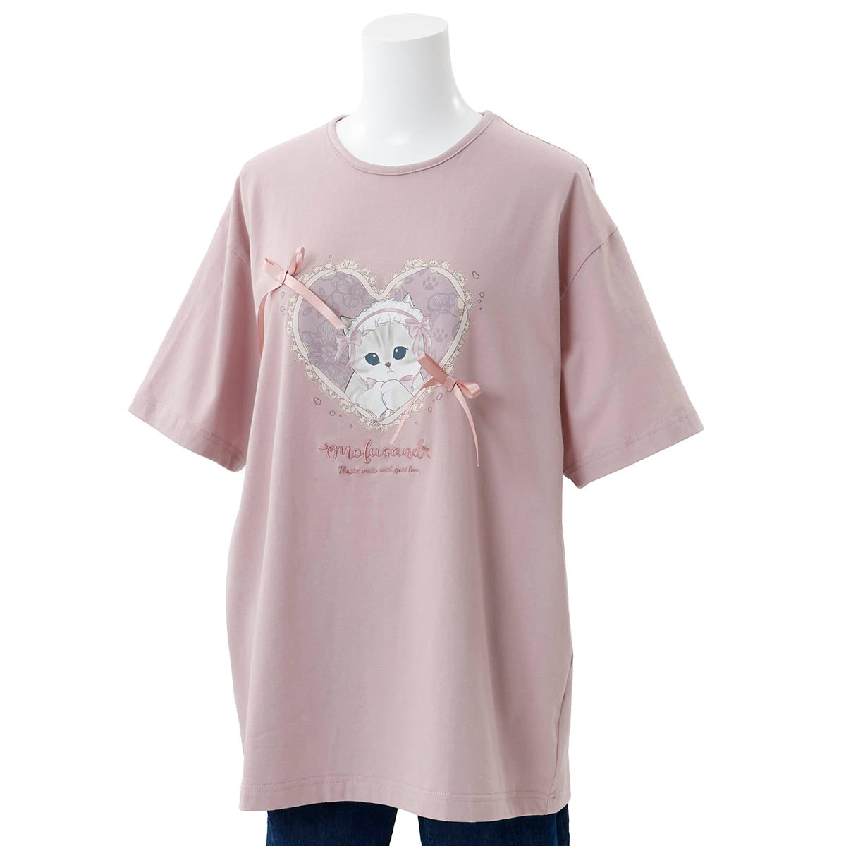 Mofusand: polera balletcore rosada
