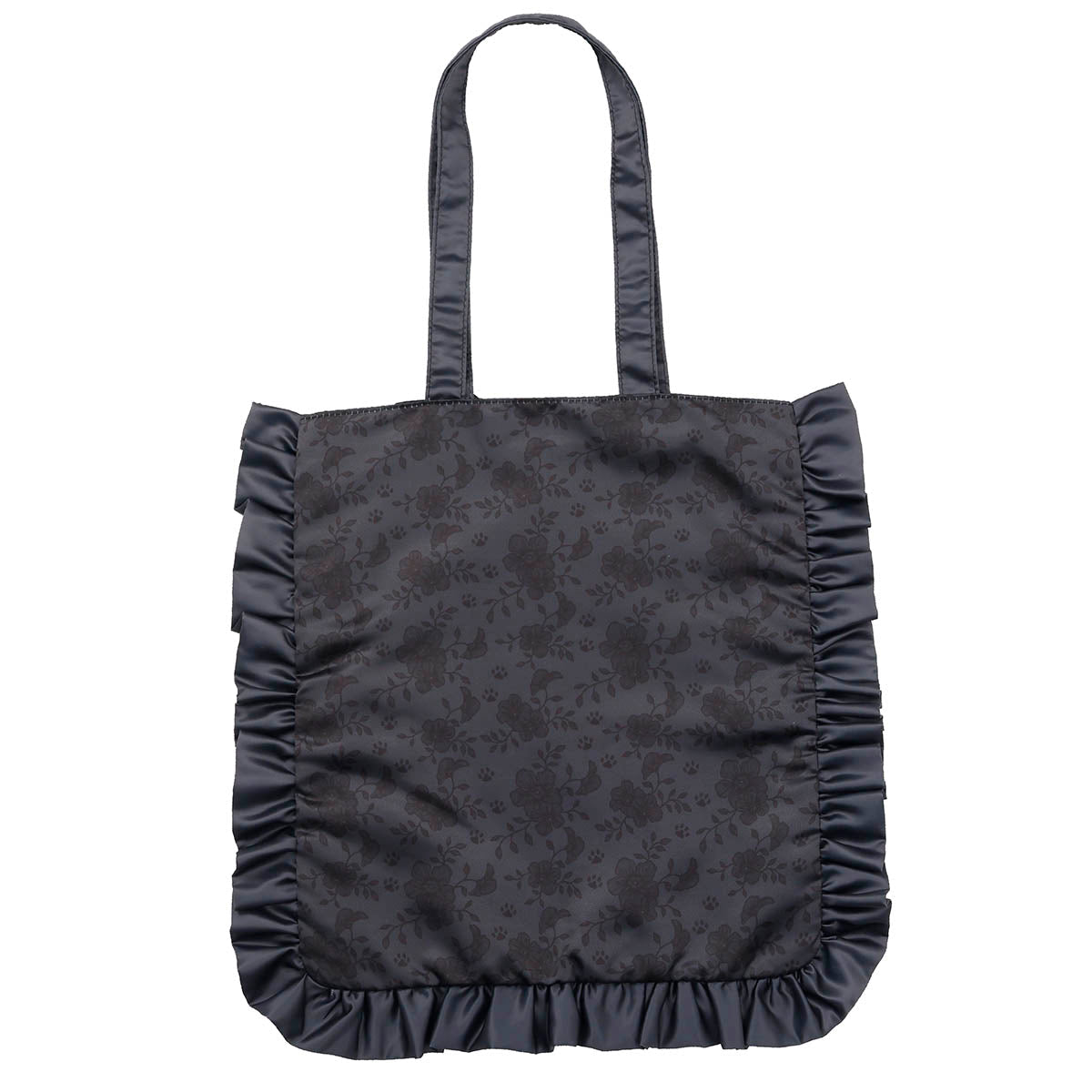 Bolso Mofusand estilo balletcore con gato de lazo negro