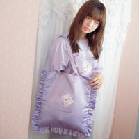 Tote bag Mofusand balletcore morado