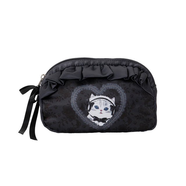 Estuche Mofusand estilo balletcore negro