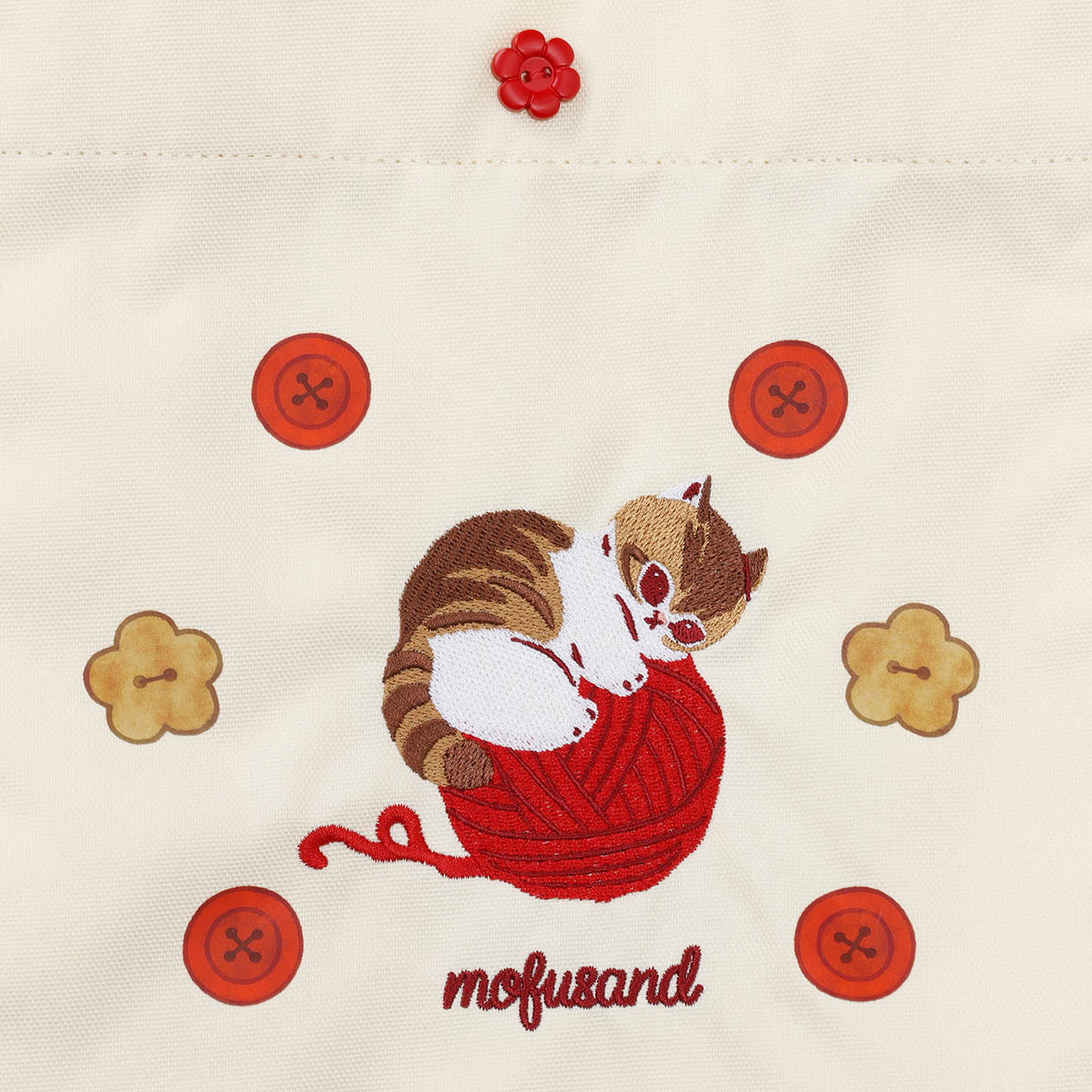 Bolso de almuerzo mofusand con gato y ovillo