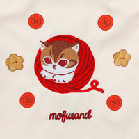 Mofusand: estuche con gato y ovillo