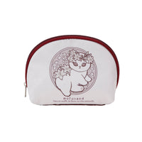 Estuche mofusand estilo Art Nouveau, lirios rosa empolvado