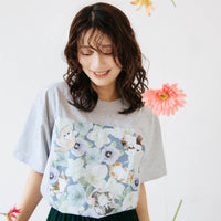 Polera gris Mofusand x Hibiya Kadan Winter Origin