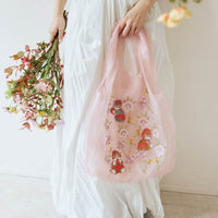 Bolso de tul Mofusand × Hibiya Kadan rosado