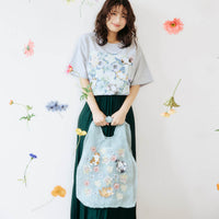 Bolso de tul mofusand x Hibiya Kadan, menta
