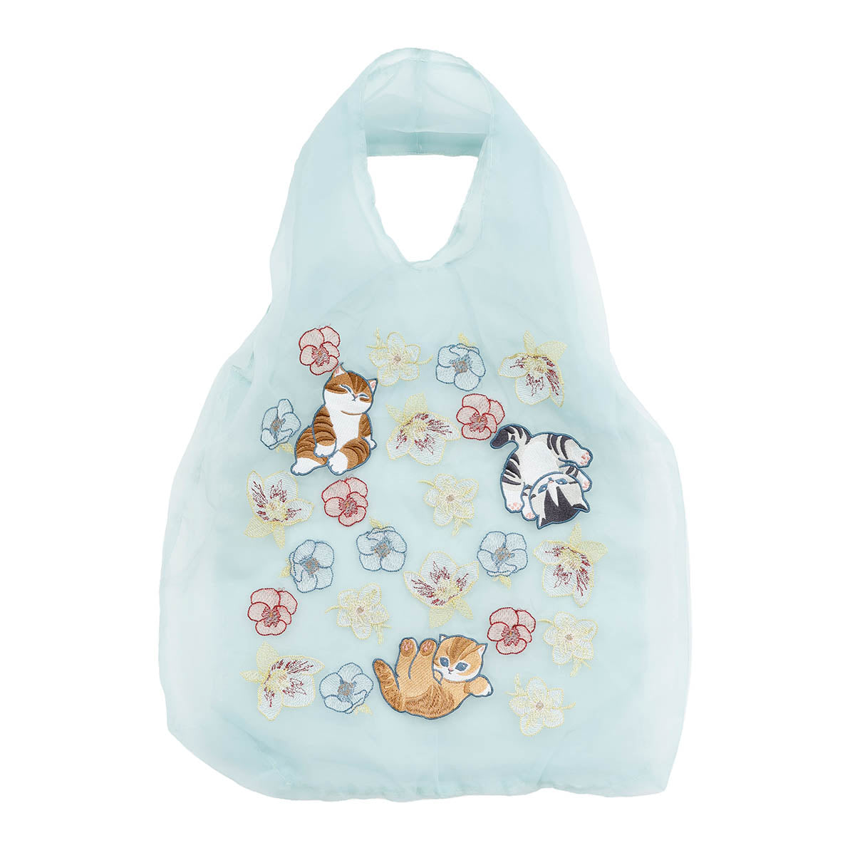 Bolso de tul mofusand x Hibiya Kadan, menta