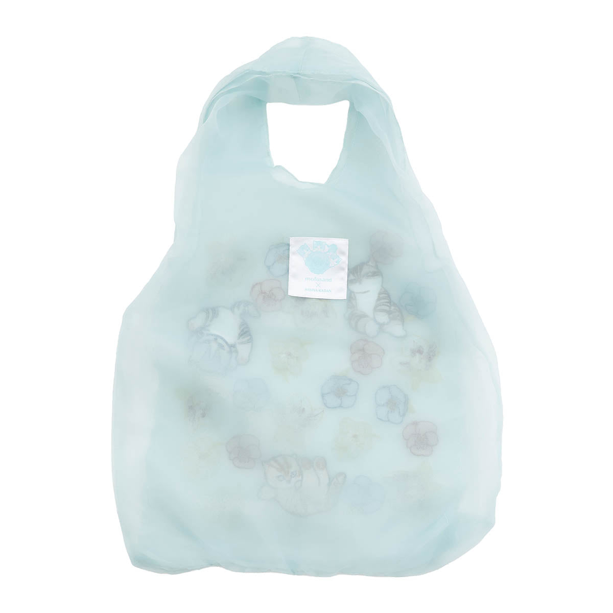 Bolso de tul mofusand x Hibiya Kadan, menta