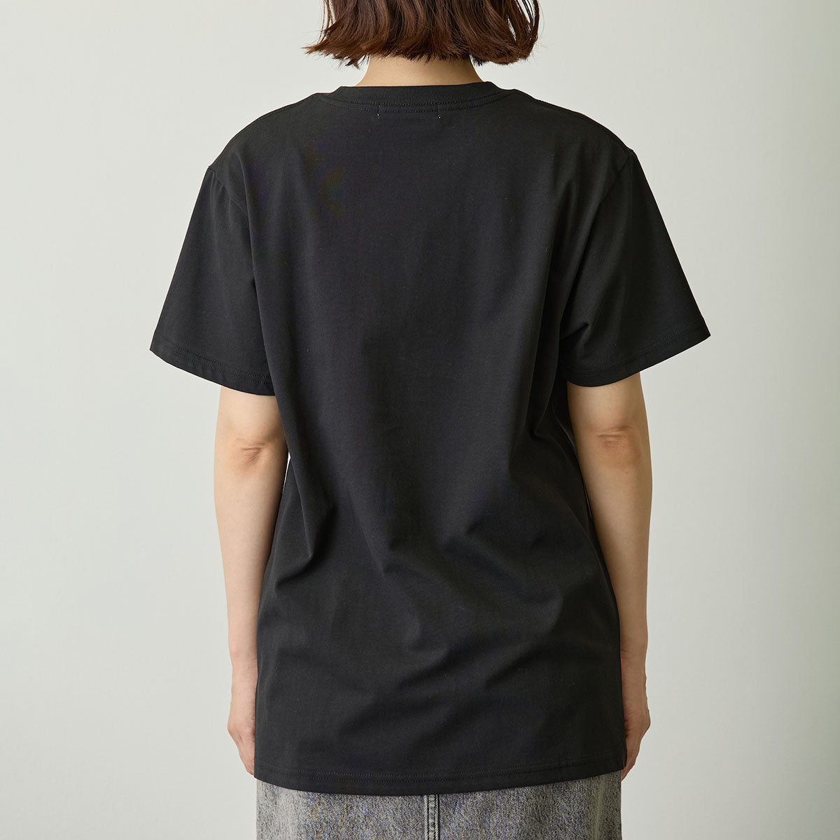 Polera negra mofusand Gato Mariposa
