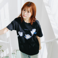 Polera negra mofusand Gato Mariposa