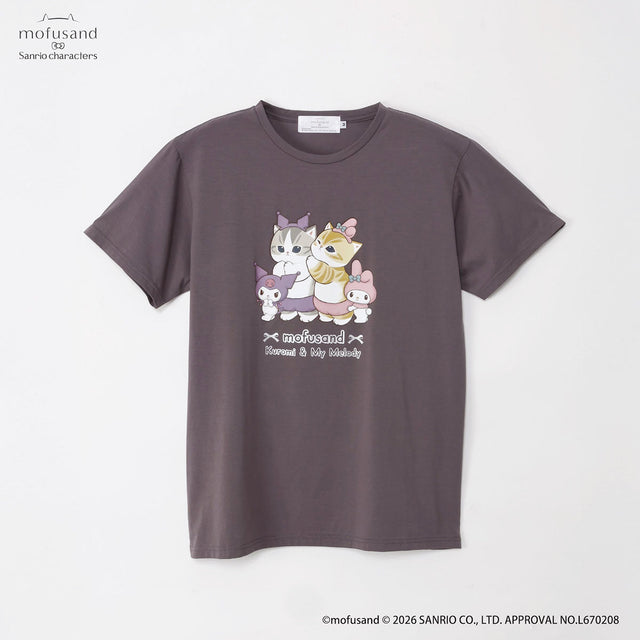 Polera Mofusand x Sanrio: Kuromi y My Melody