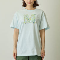 Polera botánica azul pálido mofusand × Hibiya Kadan