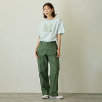 Polera botánica azul pálido mofusand × Hibiya Kadan