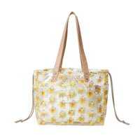 Bolso tote transparente mofusand con caléndulas