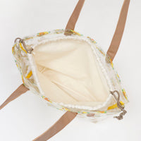 Bolso tote transparente mofusand con caléndulas