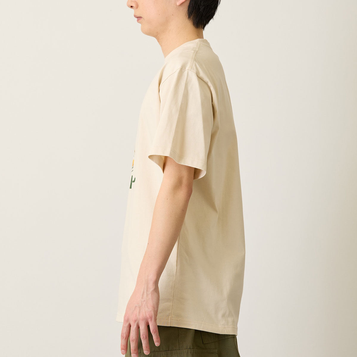 Polera mofusand Gato con curry, color natural