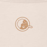 Polera mofusand Gato con curry, color natural