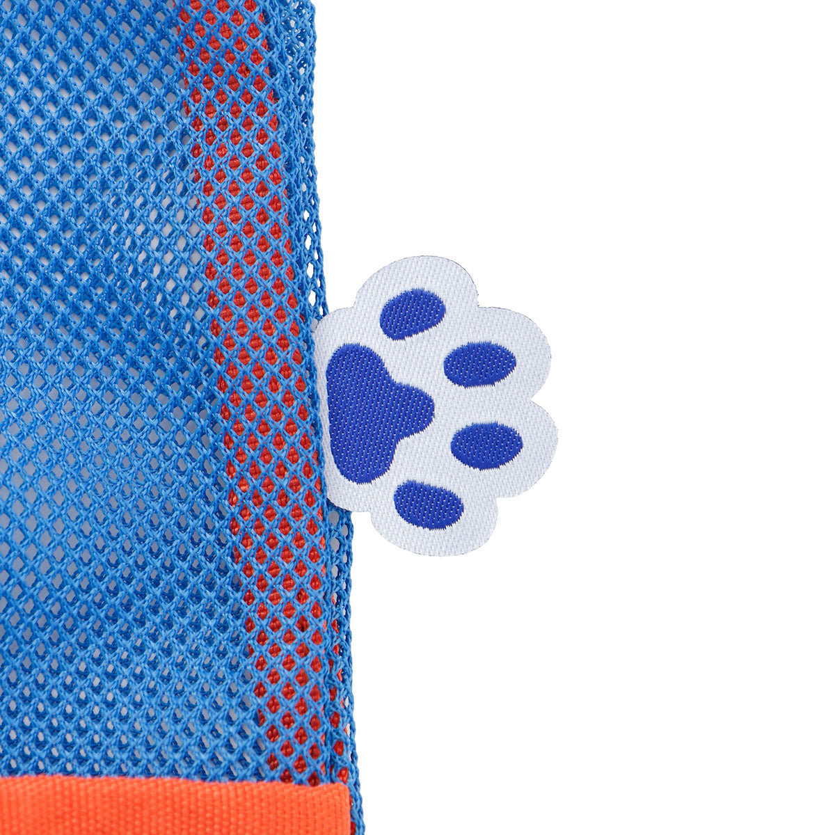 Bolso de malla Mofusand para sauna azul
