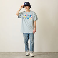 Polera mofusand Board Shark celeste