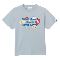 Polera mofusand Board Shark celeste