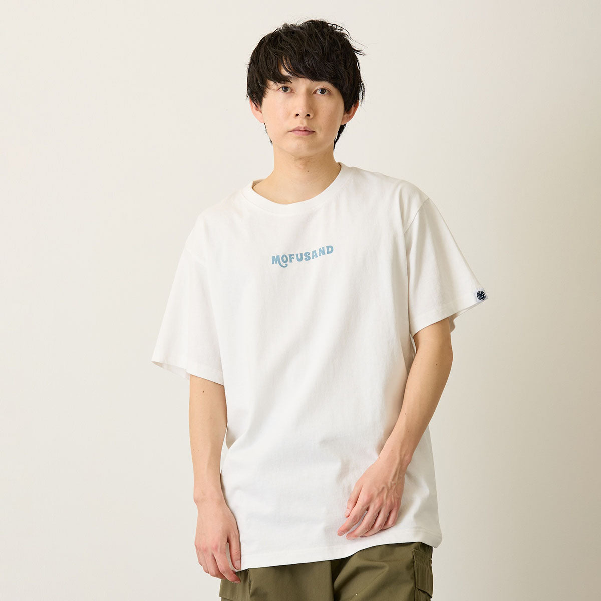 Polera blanca mofusand Board Shark! Riding Waves