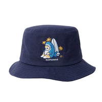 Sombrero bucket mofusand Surfing Nyan azul marino