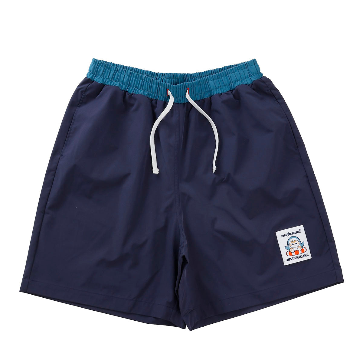 Shorts Mofusand Board Shark Just Chilling - Azul
