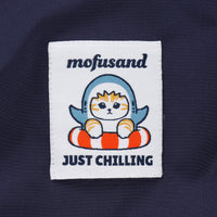 Shorts Mofusand Board Shark Just Chilling - Azul