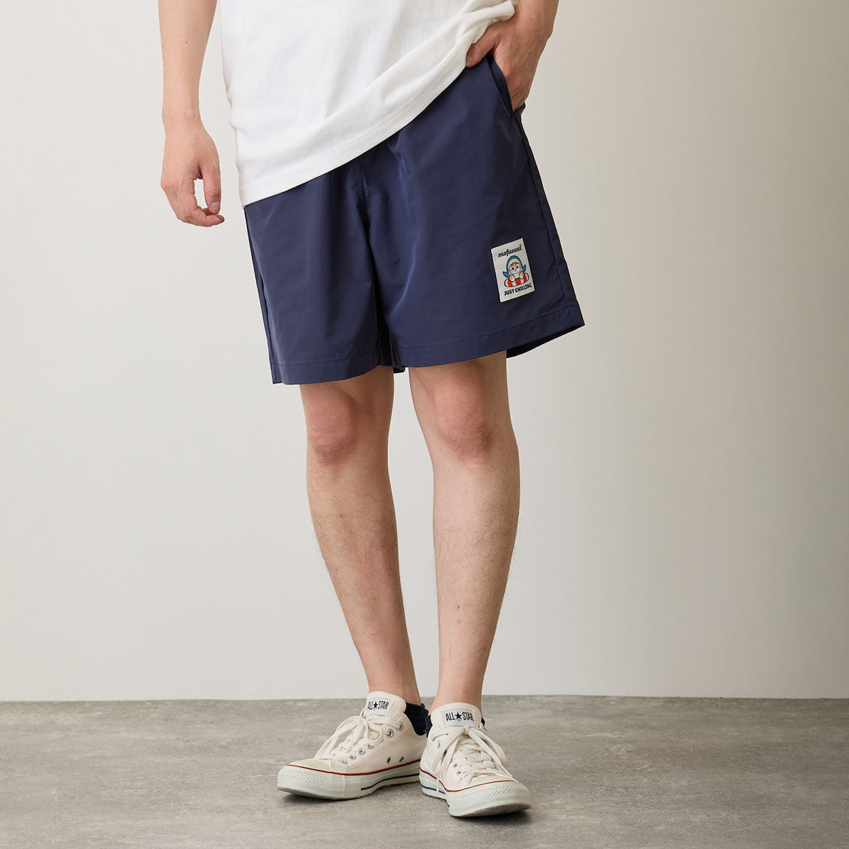 Shorts Mofusand Board Shark Just Chilling - Azul