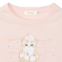 Polera mofusand Gelato rosado pálido