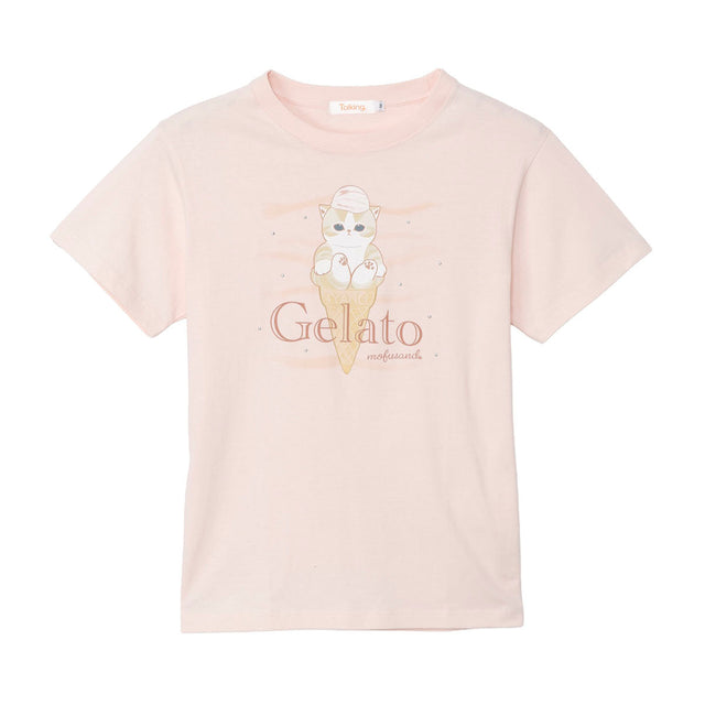 Polera mofusand Gelato rosado pálido