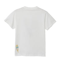 Polera Mofusand Ice Cream Nyan blanca