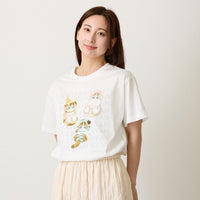 Polera Mofusand Ice Cream Nyan blanca