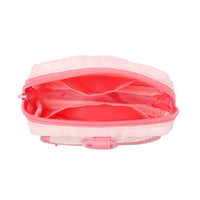 Estuche mofusand con aplique de gatito conejo, rosado